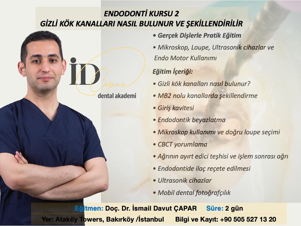 Endodonti Kursu 2 / Gizli Kök Kanalları Nasıl Bulunur ve Şekillendirilir ?